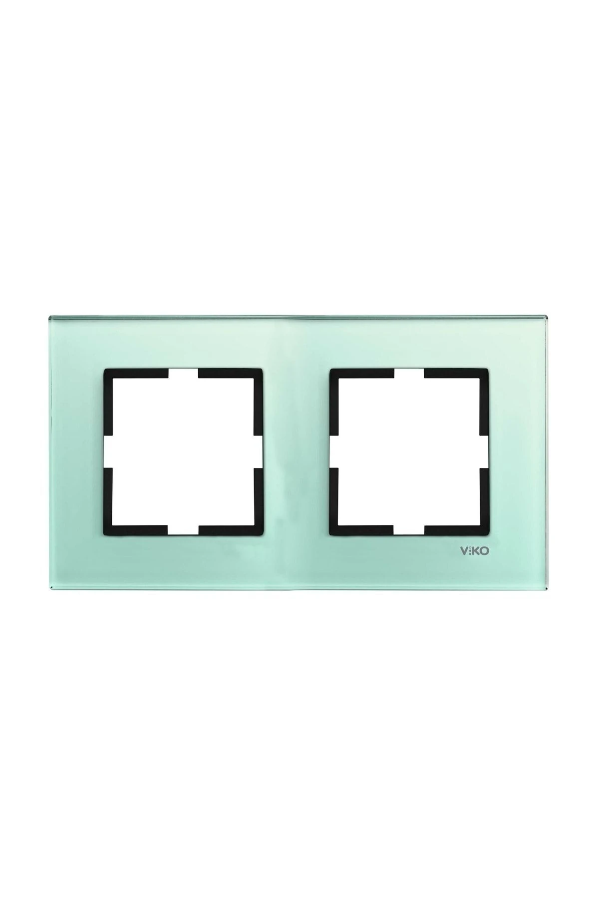 Novella Cam Düz Açık Yeşil Ikili Çerçeve - 92192252