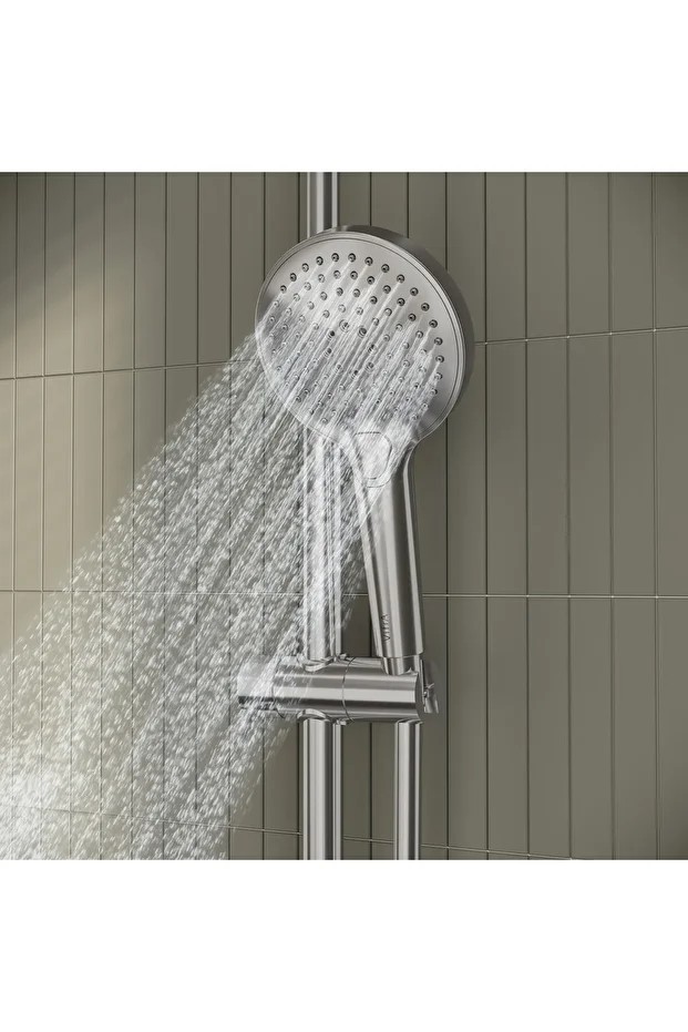 Aquaheat Joy 200 A47200 Termostatik Duş Sistemi, Krom