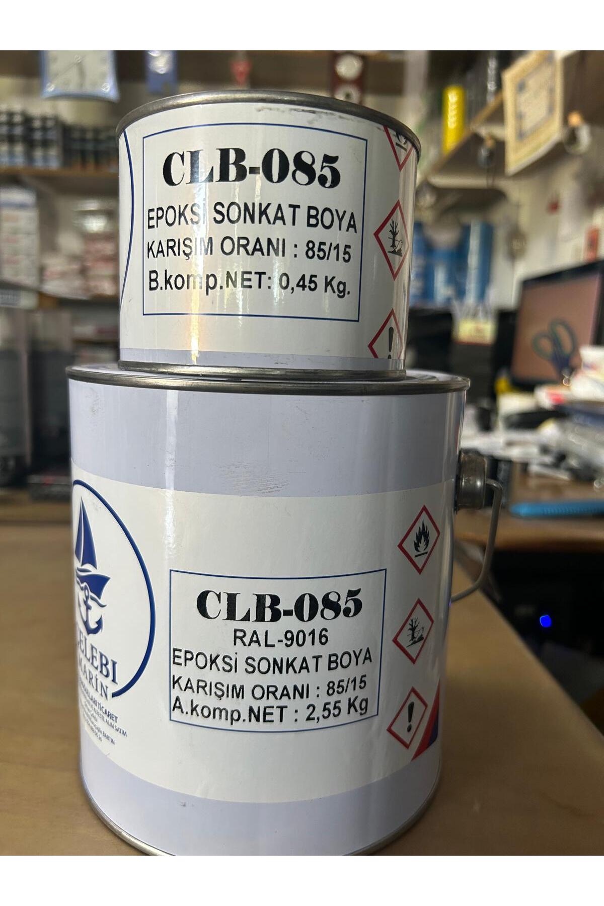 ÇELEBİ MARİN EPOKSİ SON KAT BOYA RAL9016 BEYAZ 3 KG