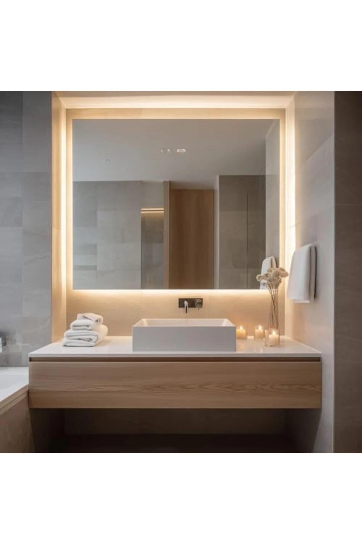 Metre Günışığı Şerit Led Kumandalı Dimmer Anahtar Tak Çalıştır Hazır Set Dahil, Açma-Kapama, Parlakl