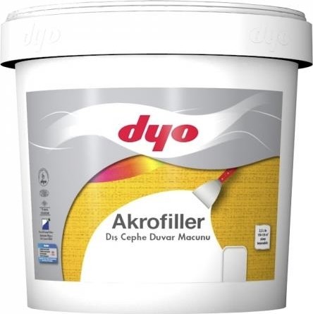 Akrofiller Dış Cephe Macunu 25 Kg