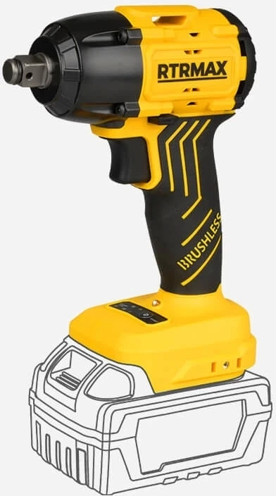 Akülü Somun Sıkma Kömürsüz 1/2 350 NM Aküsüz S-Lion RTS5030B