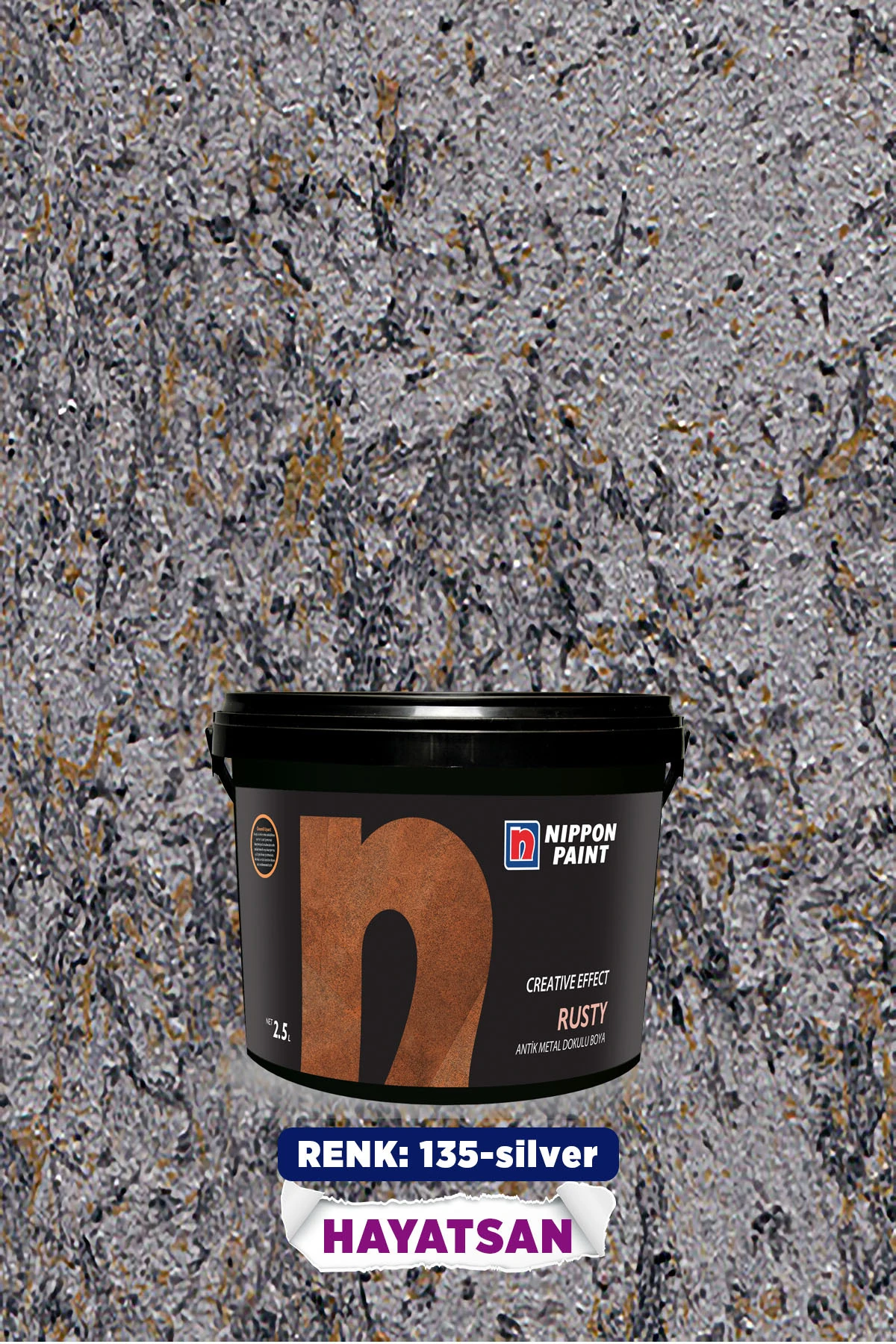 RUSTY: Antik Metal Etkili Dekoratif İç Cephe Boyası