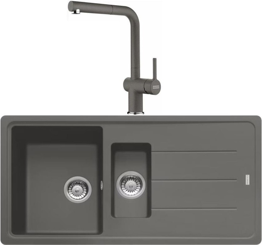 Basis Bfg 651 Stone Grey Granit Evye Active Plus Doccia 2.0 Spiralli Batarya Set