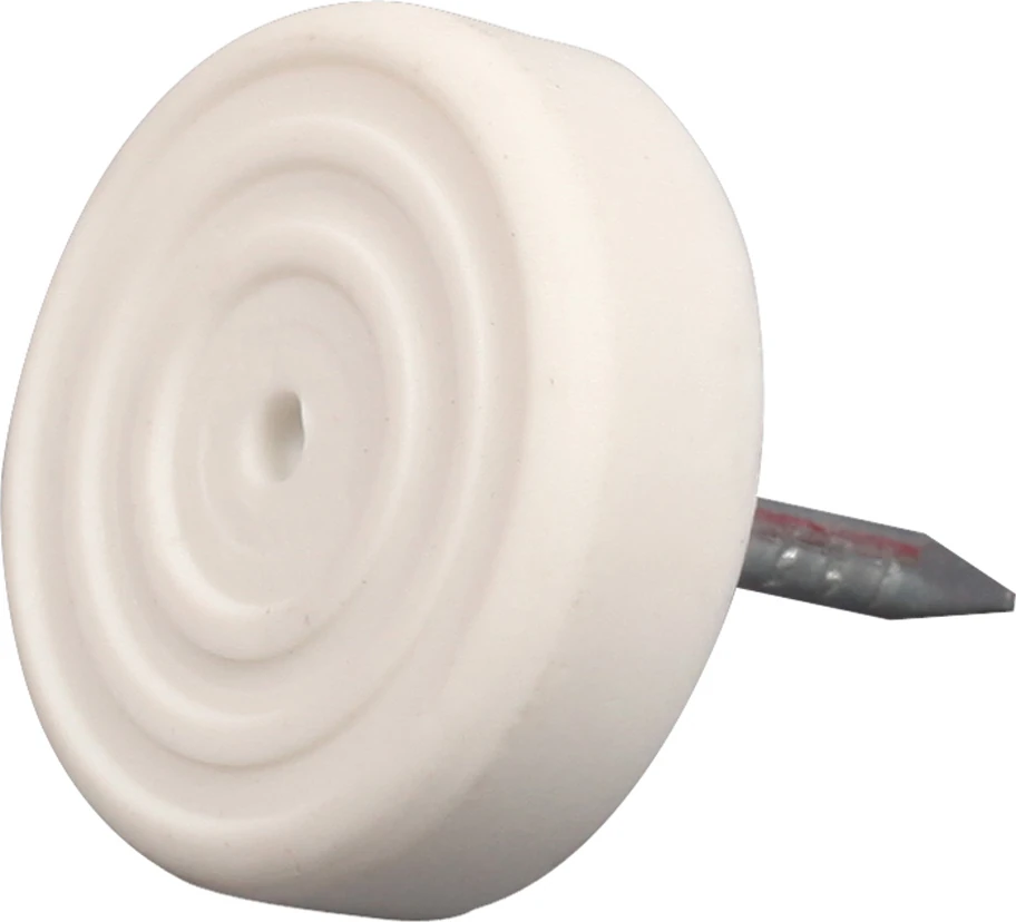 Cosmiq Plastik Kaydırmaz Çivili Zemin Koruyucu Beyaz 24 mm 20'li