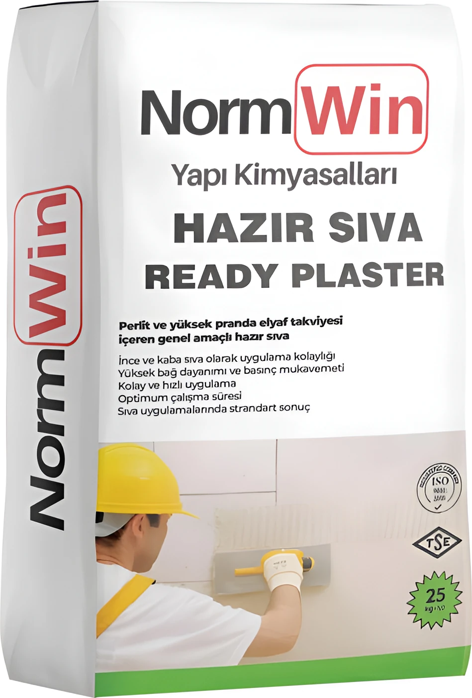 Normwin Çimento Esaslı Hazır Sıva Kaba