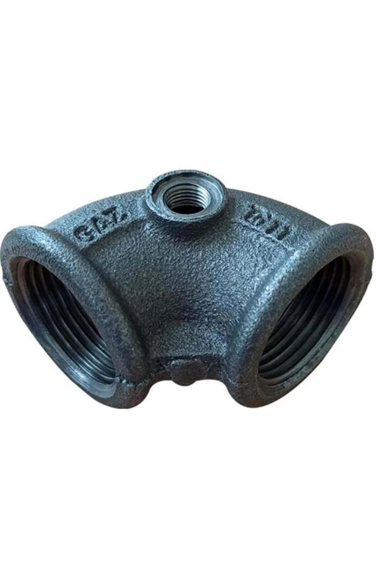 TRAKYA DÖKÜM Doğalgaz Test Dirseği Siyah 2"