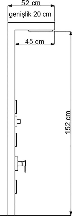Dus Panellerı Idea Dus Panelı - Parlak Krom 440494
