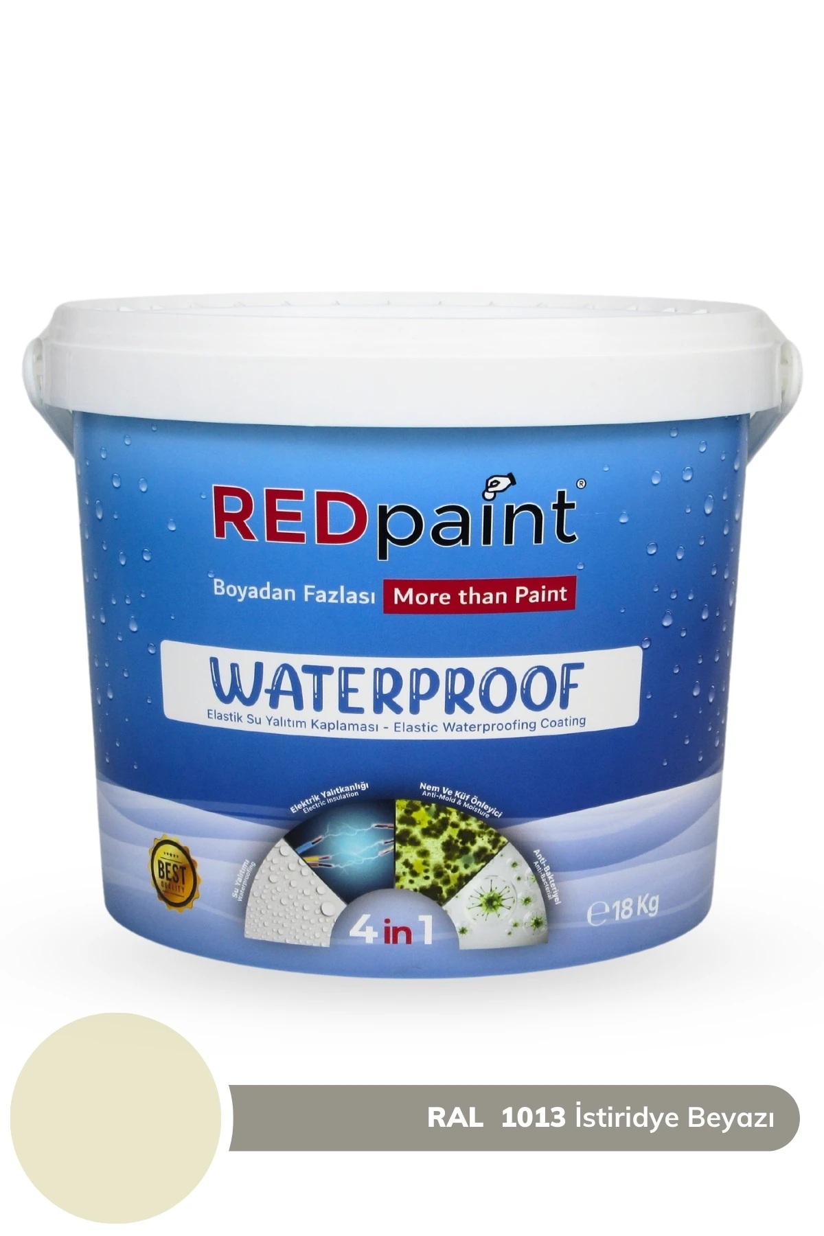 Waterproof Elastic ( Elastik Su yalıtım Kaplaması ) Likit Su Yalıtım Malzemesi 18kg