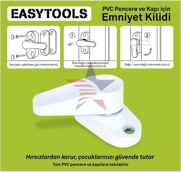 Pvc Pencere Kapı Kilidi 840289