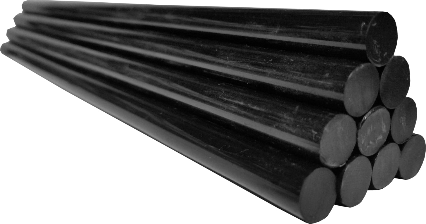 Sıcak Mum Silikon Çubuk 11.3Mm Siyah 1 Kg