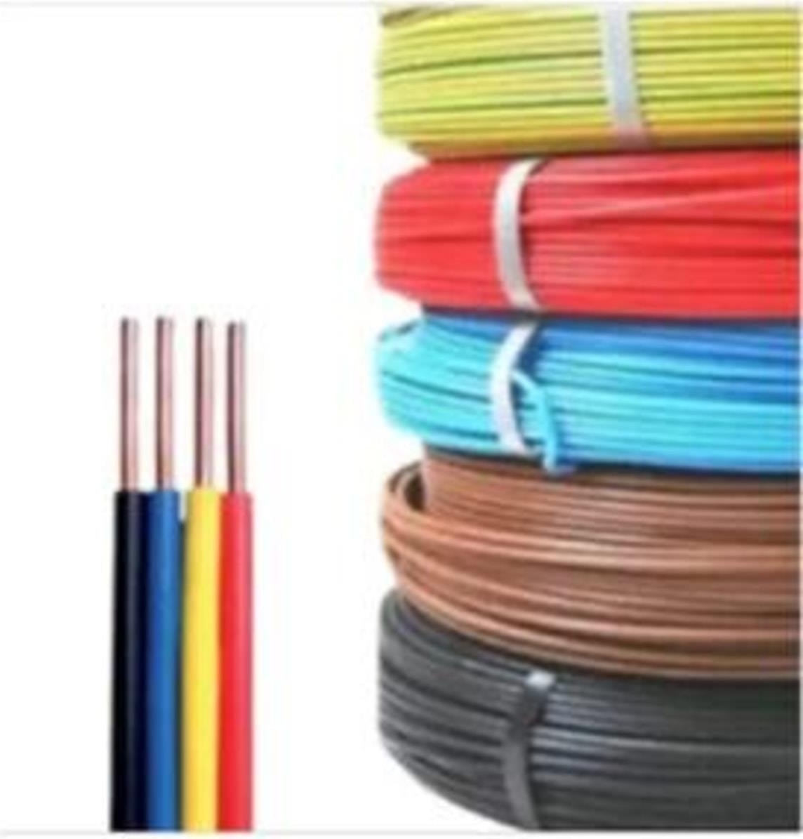 Öznur 1,5 mm Nya Kablo Tek Damar 10 Metre Kahverengi