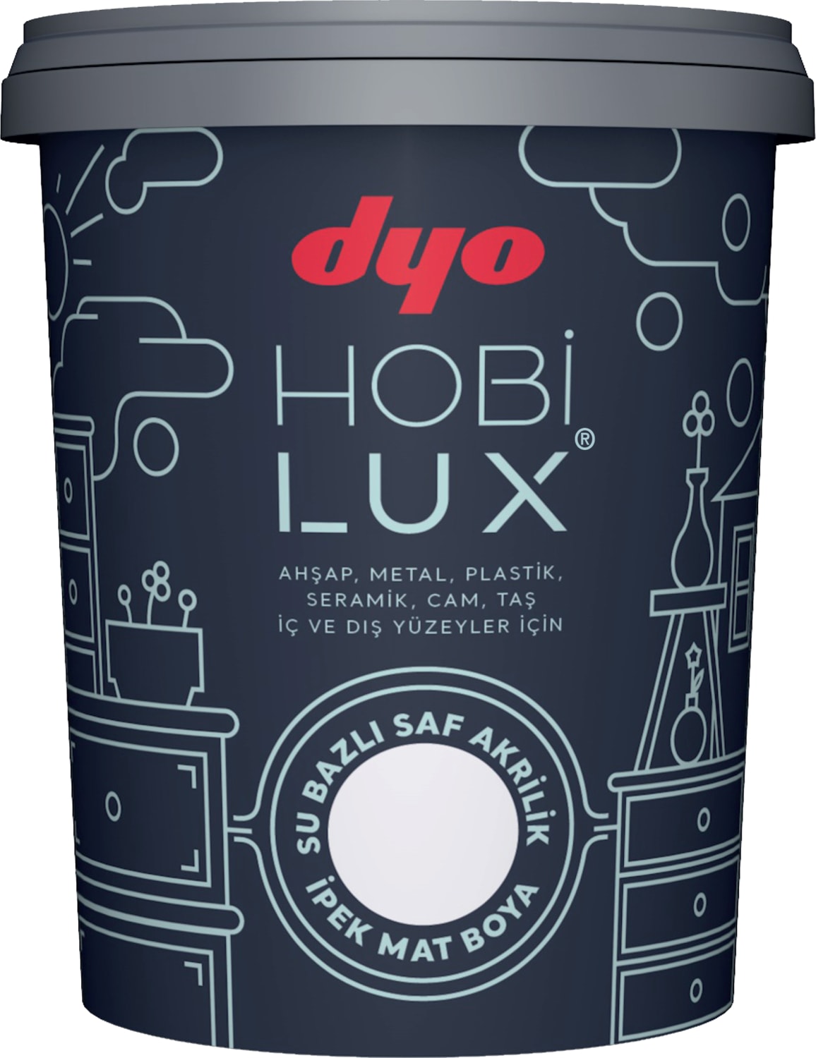 Hobilux 0001 Beyaz 0,4 Lt