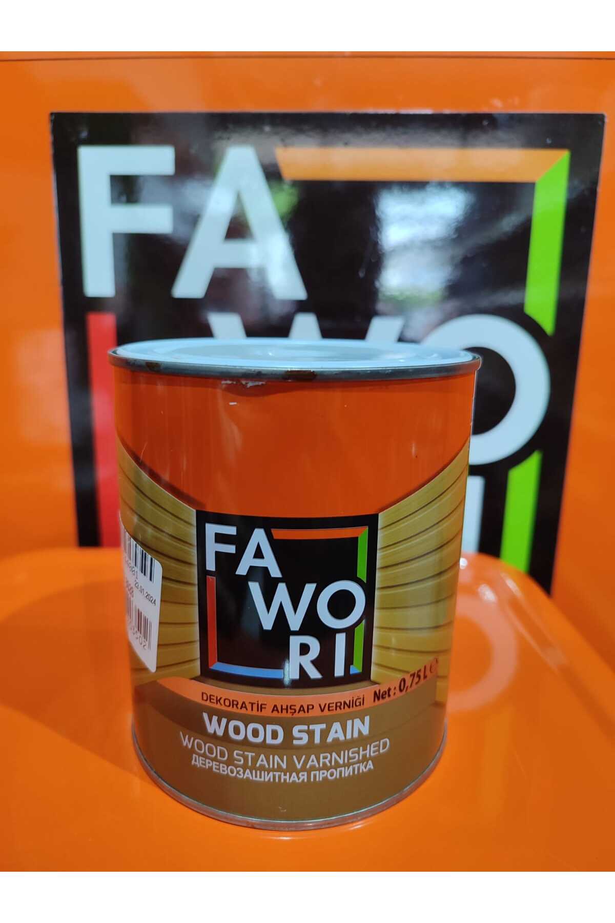 Wood Stain Ahşap Vernik Rustik Açık Meşe 2,5L