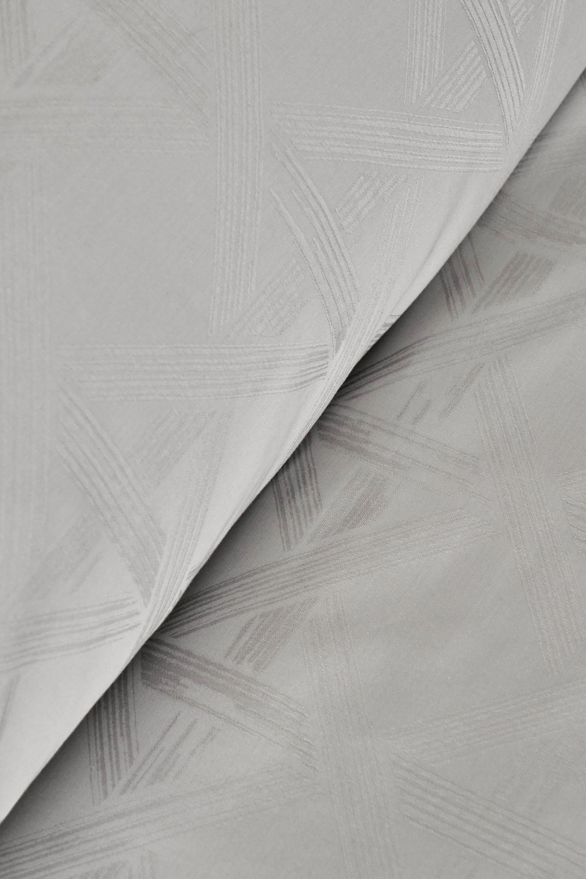 White Colletion Santino Gri %100 Pamuk Çift Kişilik Nevresim Takımı