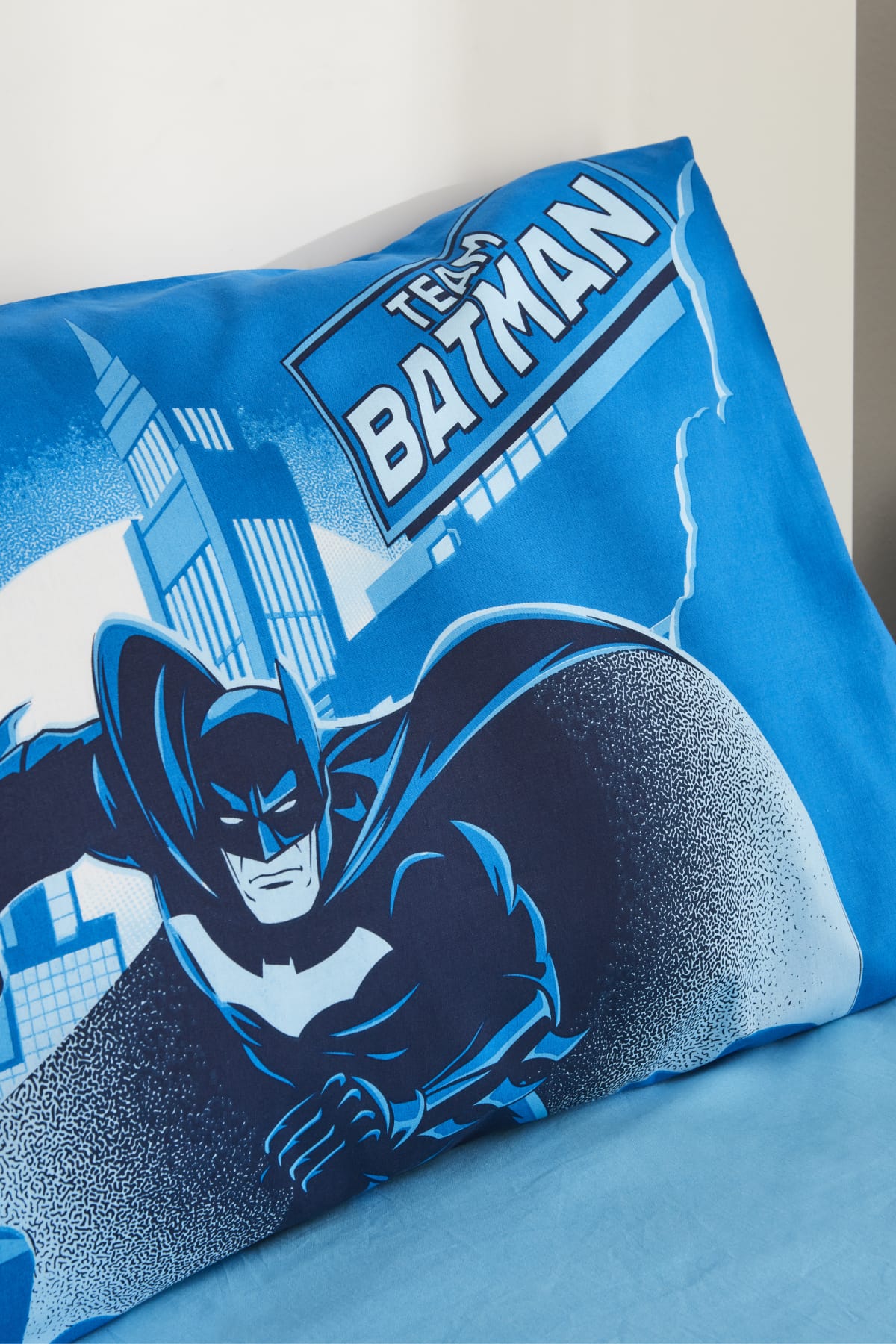 Nevresim Takımı %100 Pamuk Tek Kişilik Batman Gotham City