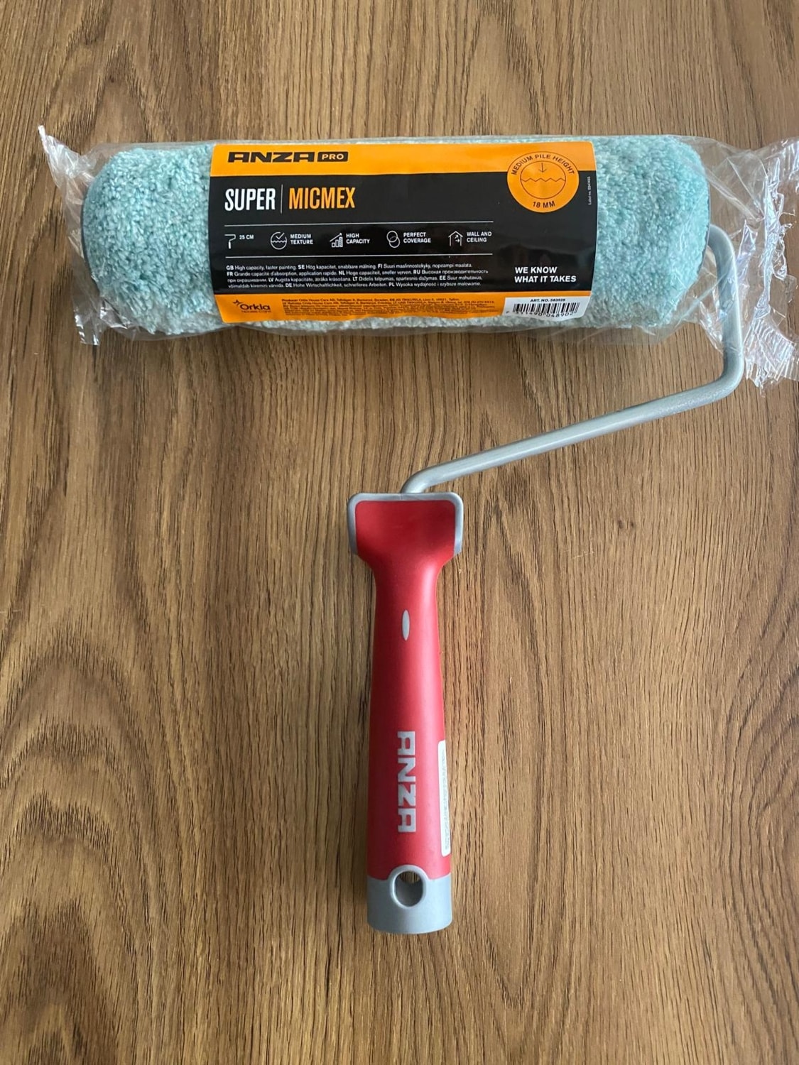 Anza Super Micmex Yeşil Rulo 25CM ( Elite 25CM Sap ile Uyumludur)