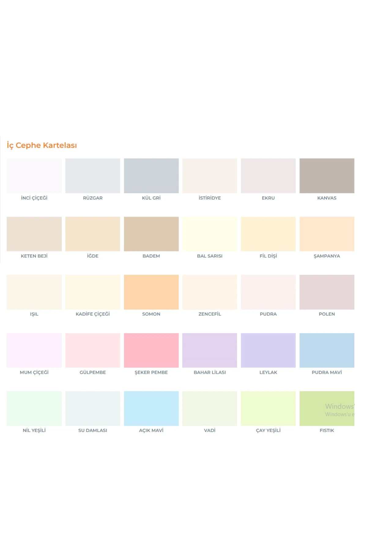 Plastik Iç Cephe Duvar Boyası 20 Kg + Tavan 10 Kg + Boya Seti