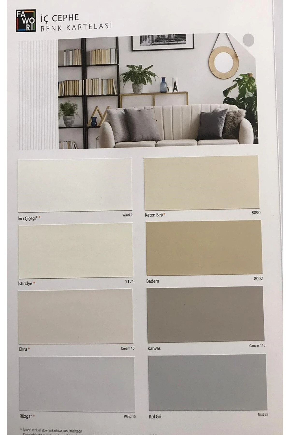 Silikonlu Mat İç Cephe Duvar Boyası 10 kg İstiridye