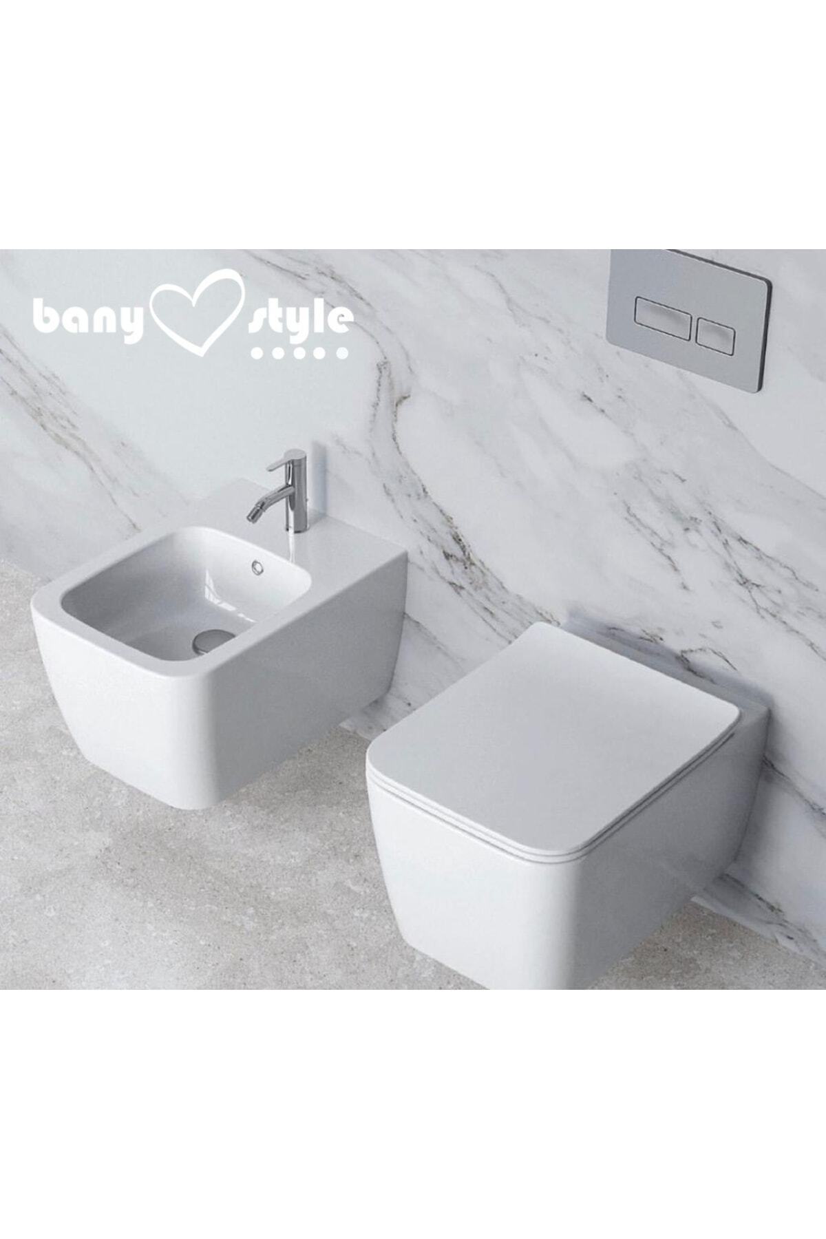 Cerastyle Hera Kanalsız Asma Klozet + Yavaş Kapanır Ince Kapak