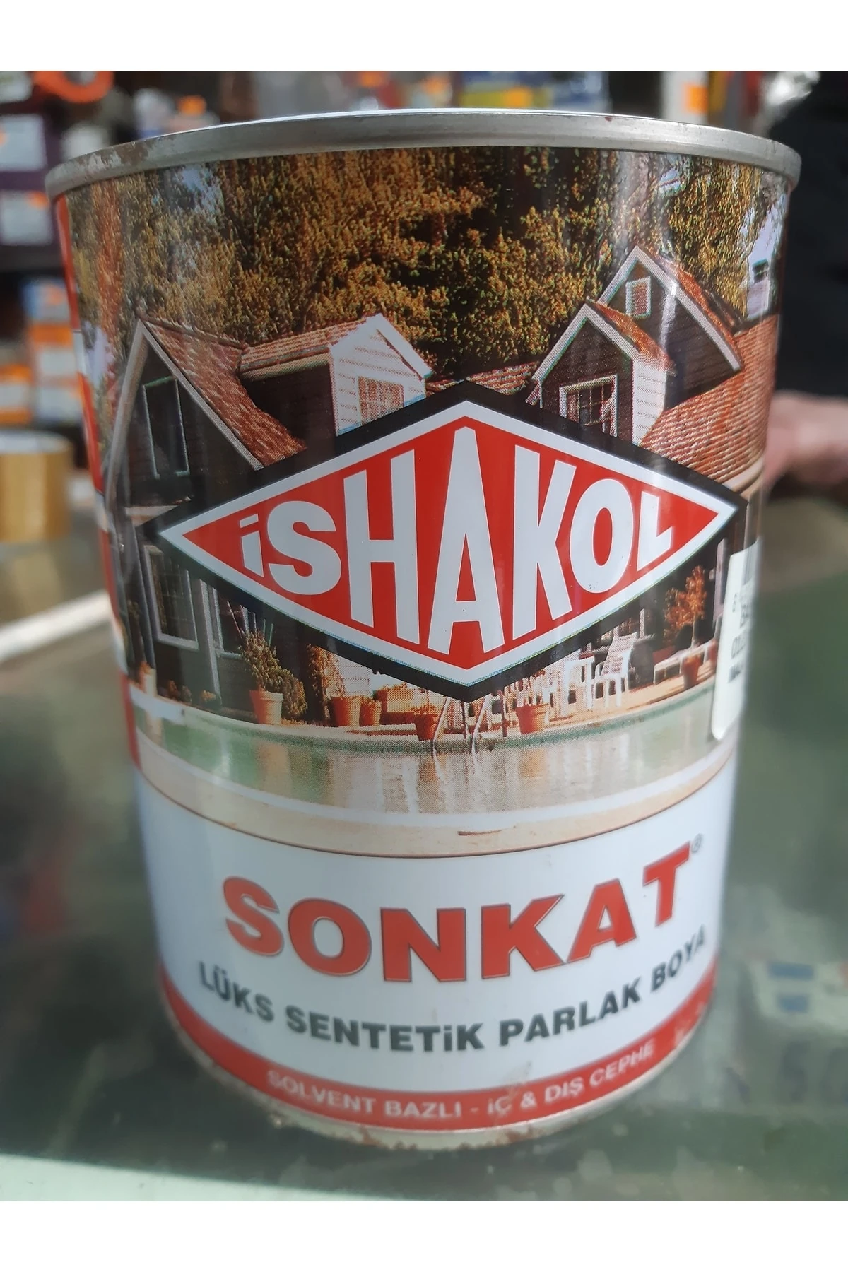 Bayrak Kırmızı Yağlı Boya, Metal,ahşap,tahta Boya