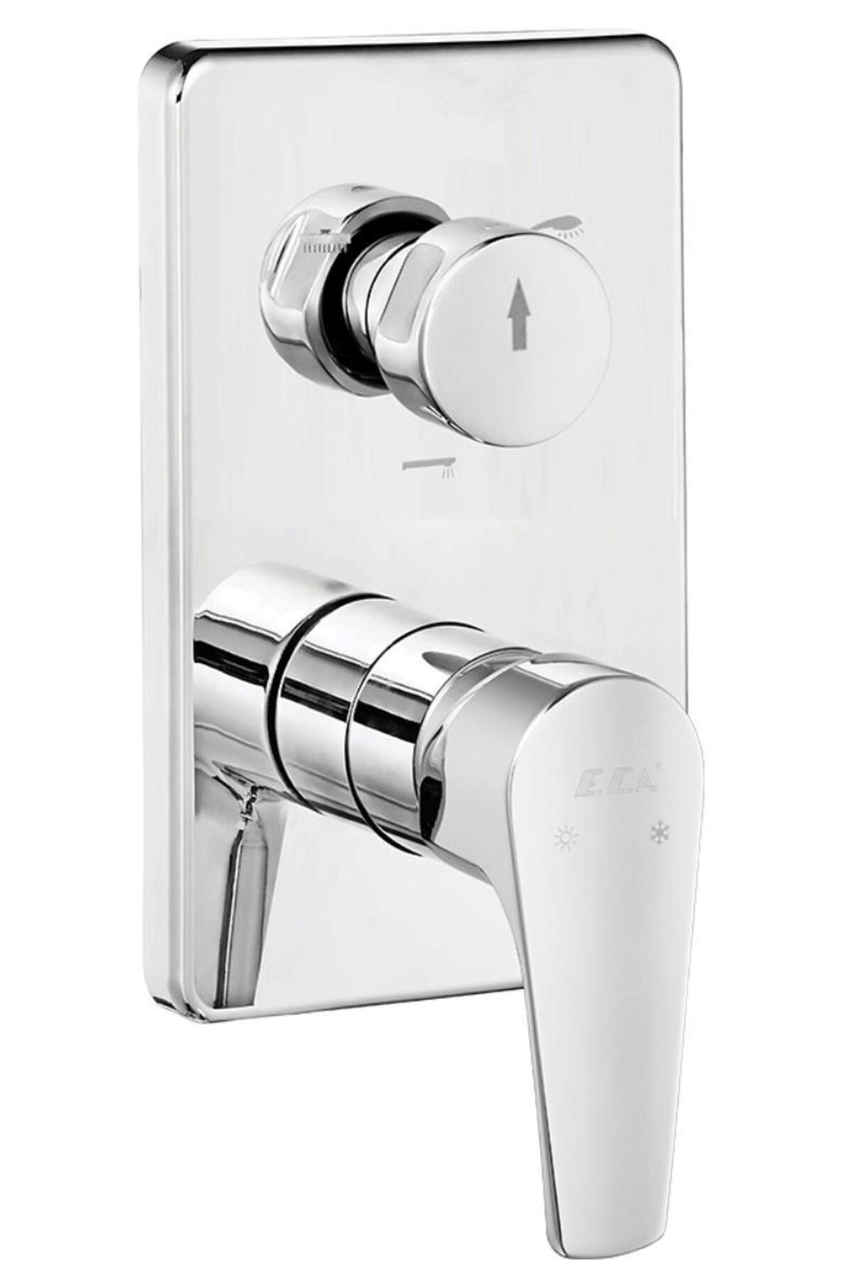 Niobe Ankastre Duş Seti - 3 yollu / 7 parça set ECA.ANKSET.BD310