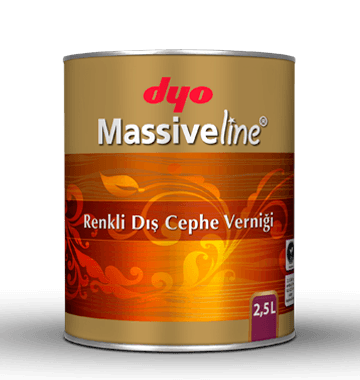 DYO Massiveline Renkli Dış Cephe Verniği  2,5 lt