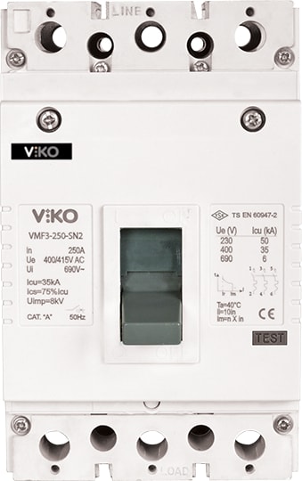 VMF3-250-SN2 35 Ka 3k Kompakt Şalter 3X250A 35KA
