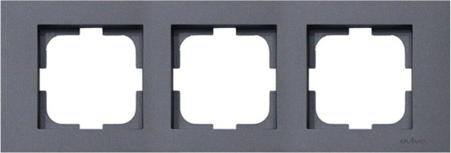 5 Adet  Grano Füme Üçlü Çerçeve 5'li Paket