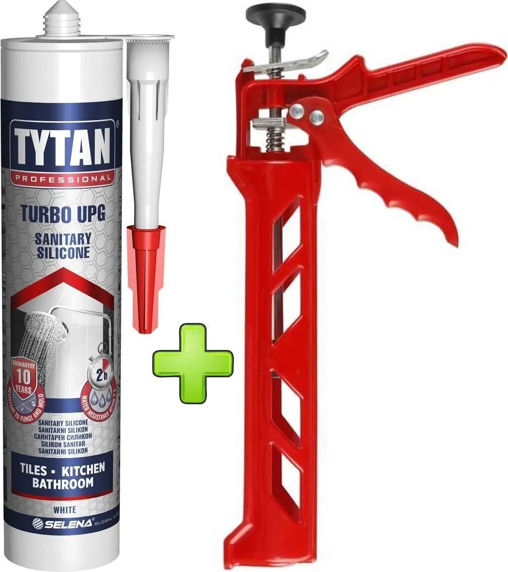 Turbo Upg Duşakabin Banyo Silikonu Şeffaf 280 ml Hmp Plastik Silikon Tabancası
