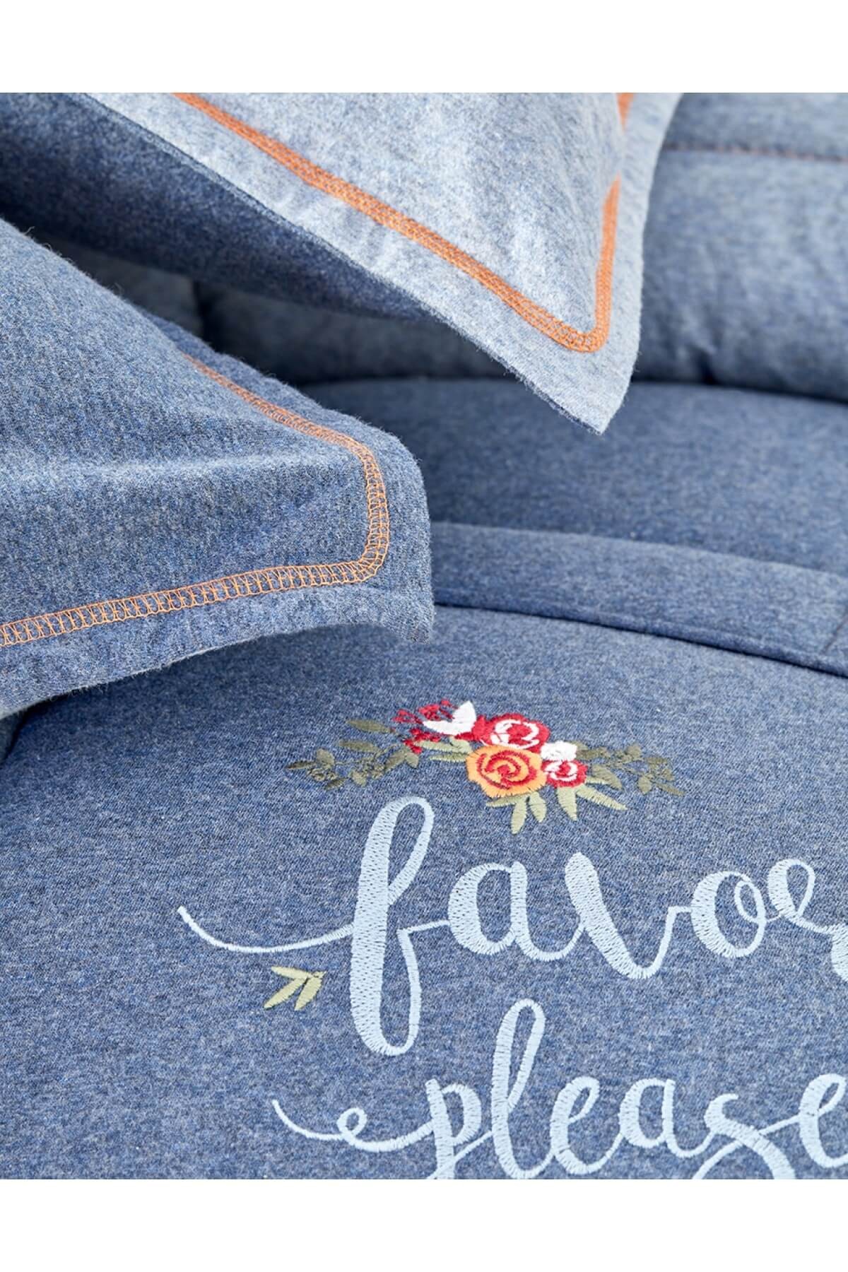 Çift Kişilik Nood Indigo Cotton Comfort