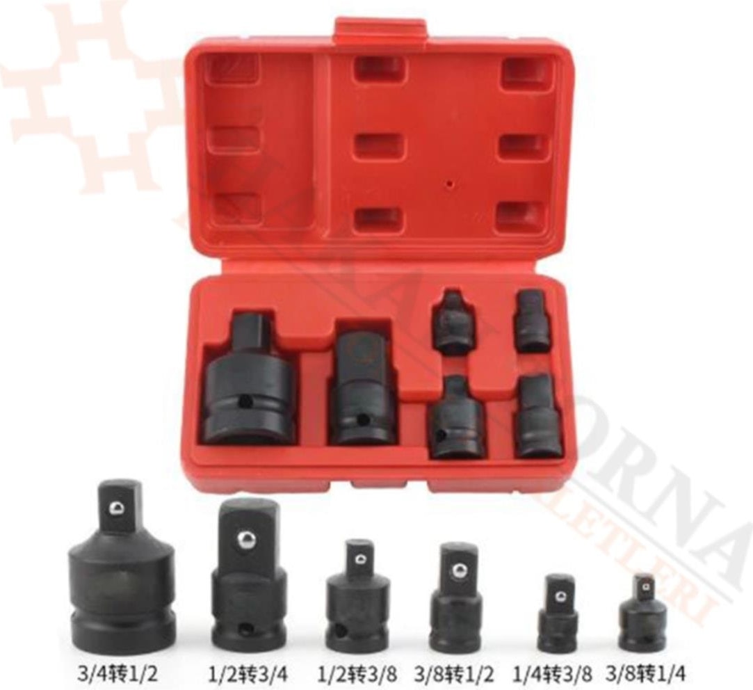 Havalı Adaptör Düşürücü Set 6 Parça