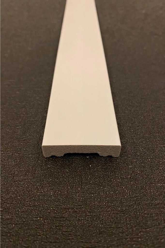 Boyanabilir Beyaz Düz Duvar Çıtası Dekoratif 4 cm x 240 cm 4 Adet