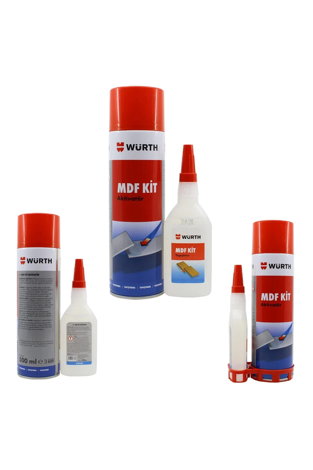 MDF KİT HIZLI YAPIŞTIRICI 100GR+500ML