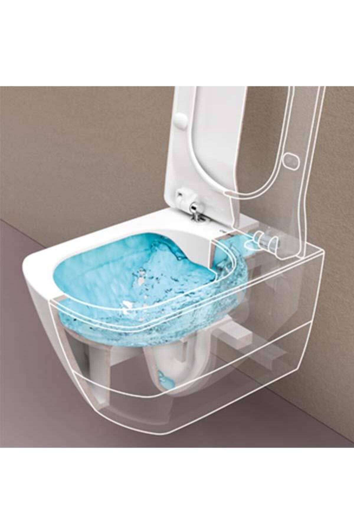 FE322 Free Asma Klozet Rim-Off Siyah Mat + Duck Y.K Siyah Mat Kapak