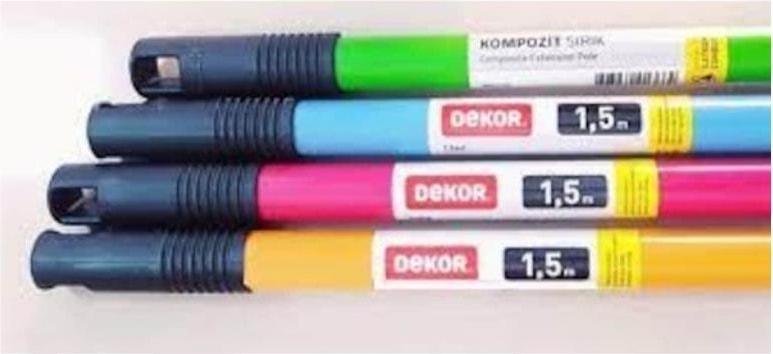 DEKOR Hafif Ayarlı Sırık 1.5 M