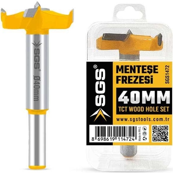 SGS Ahşap Menteşe Frezesi 40 mm SGS1472
