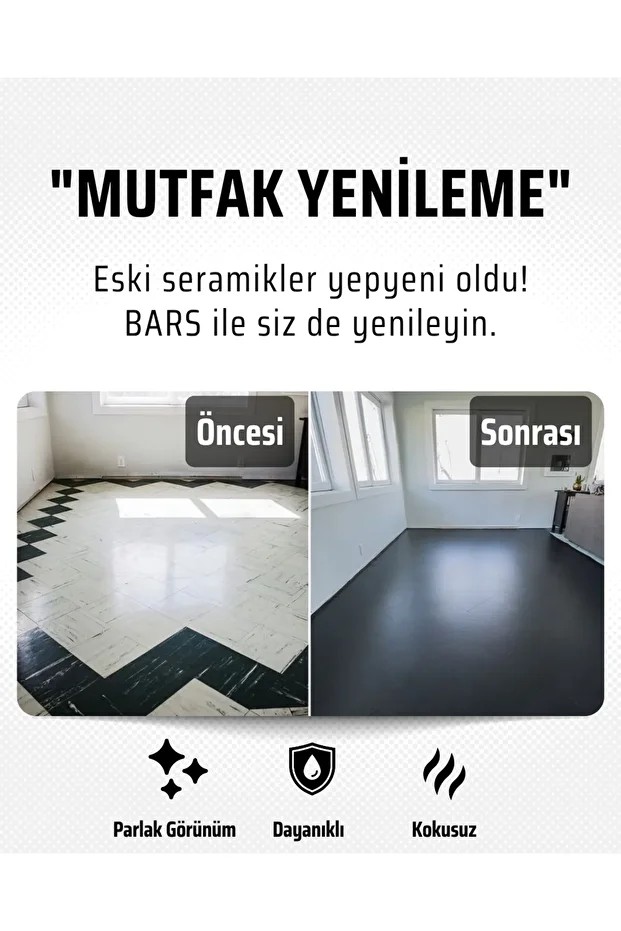 Seramik & Fayans Boyası İç Mekan Zemin ve Duvar Dönüşüm Boyası 5 Kg
