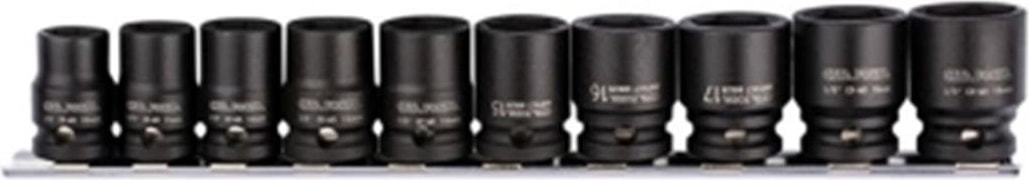 10 Parça 3/8"6 Köşe Havalı Lokma Anahtar Takımı C52R-RH10