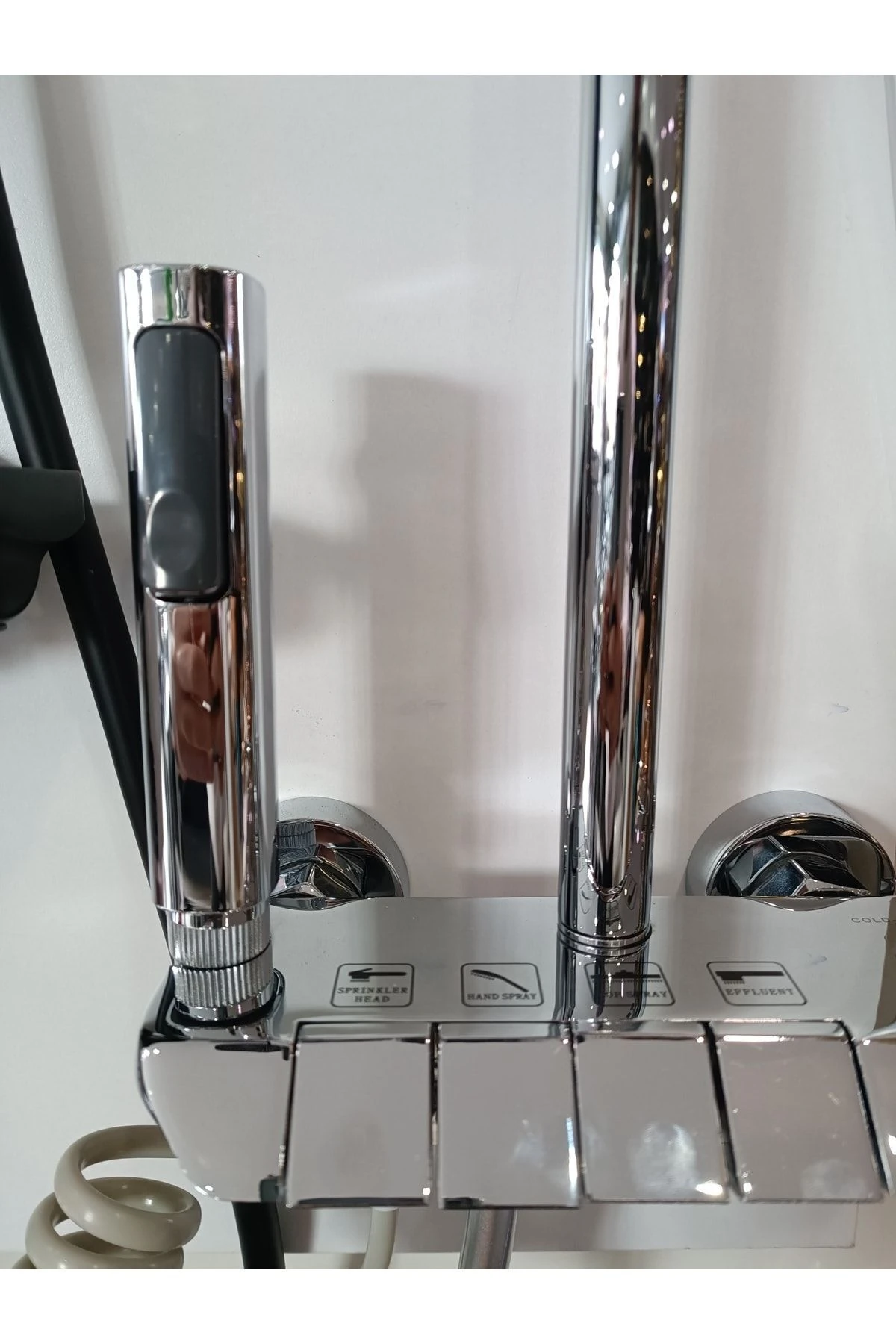 Piyano Gri Tepe Duş Seti