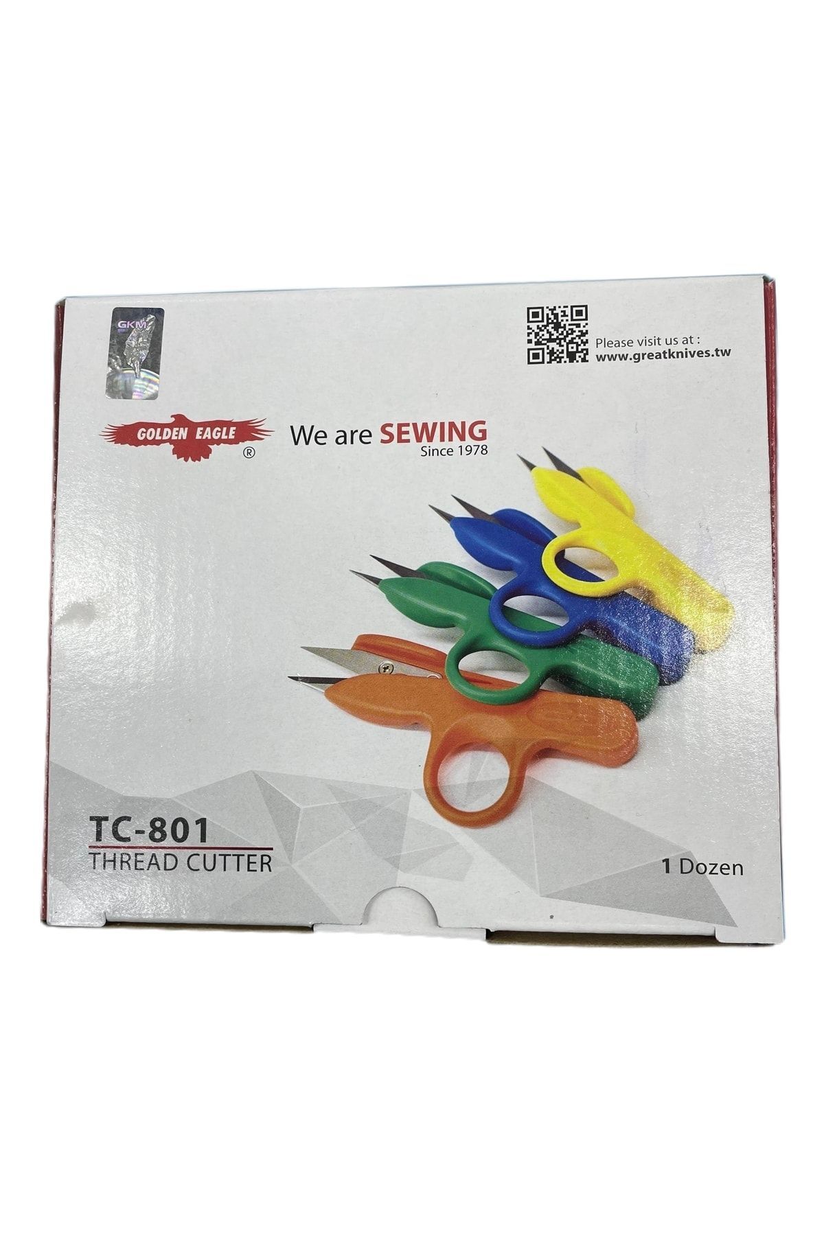 Iplik Temizleme Makası Golden Eagle 12 Adet