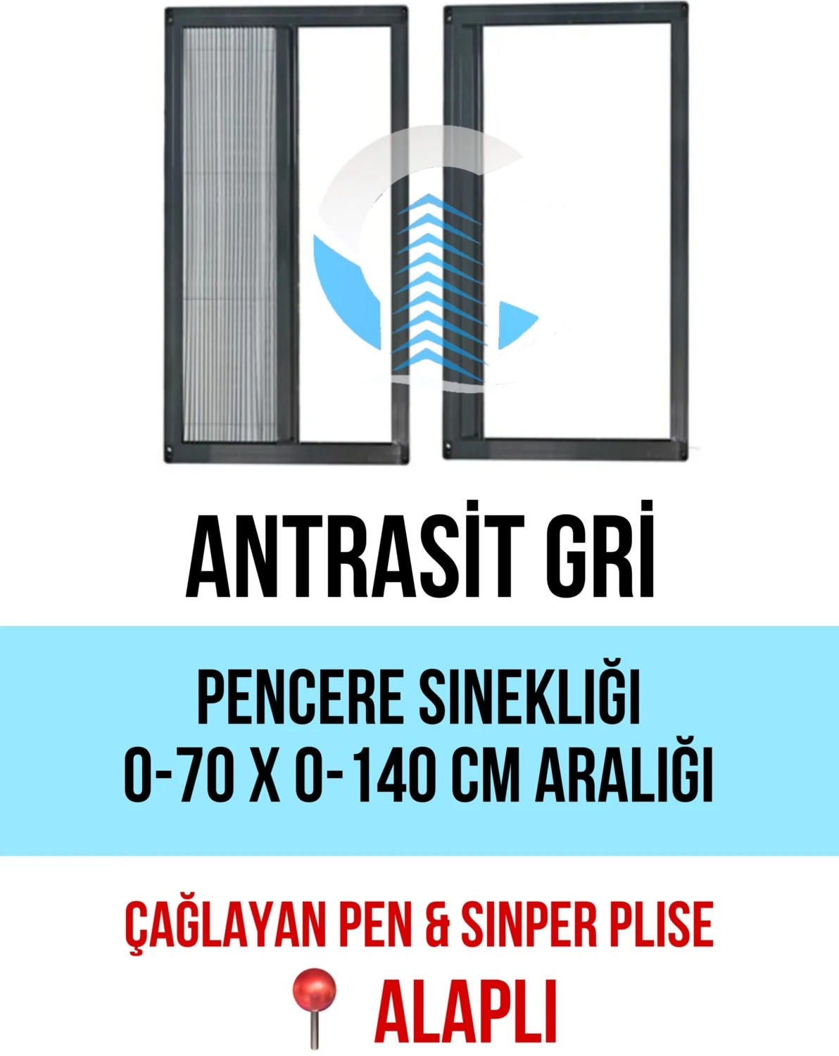 Pileli Plise Sürgülü Akordiyon Katlanır Pencere - Kapı Sinekliği (plastik Kapı & Pencere-çelik Kapı)