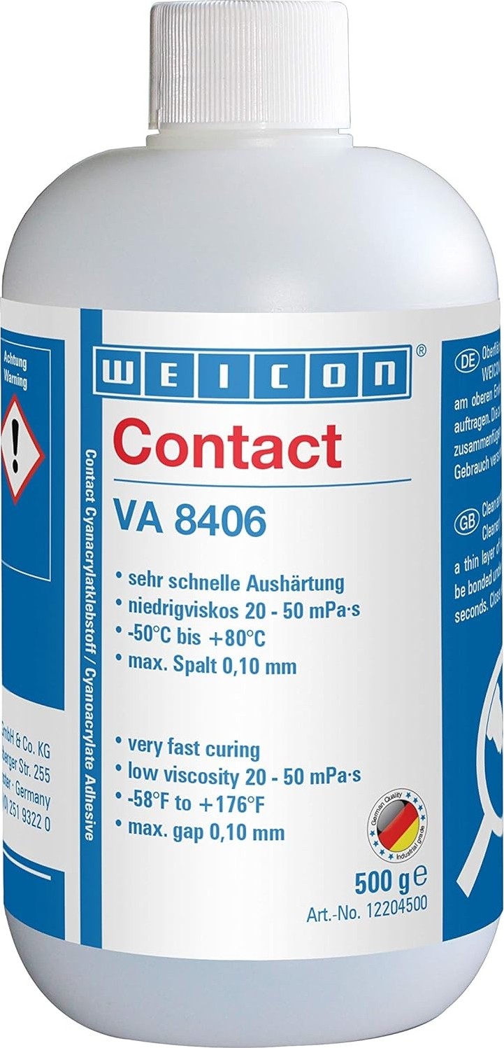 Contact Va 8406 | 500 G | Siyanoakrilat Yapıştırıcı | Plastik Yapıştırıcı