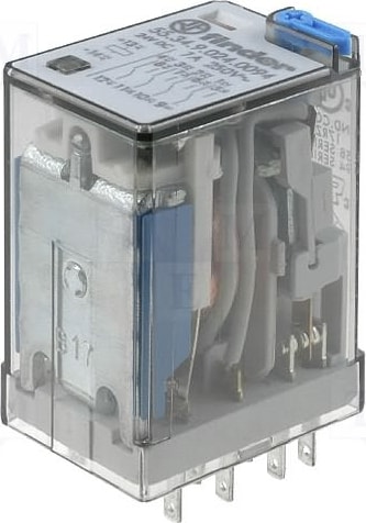 Dört Kontaklı Endüstriyel Röle 12 V. Dc Bobinli (55.34)