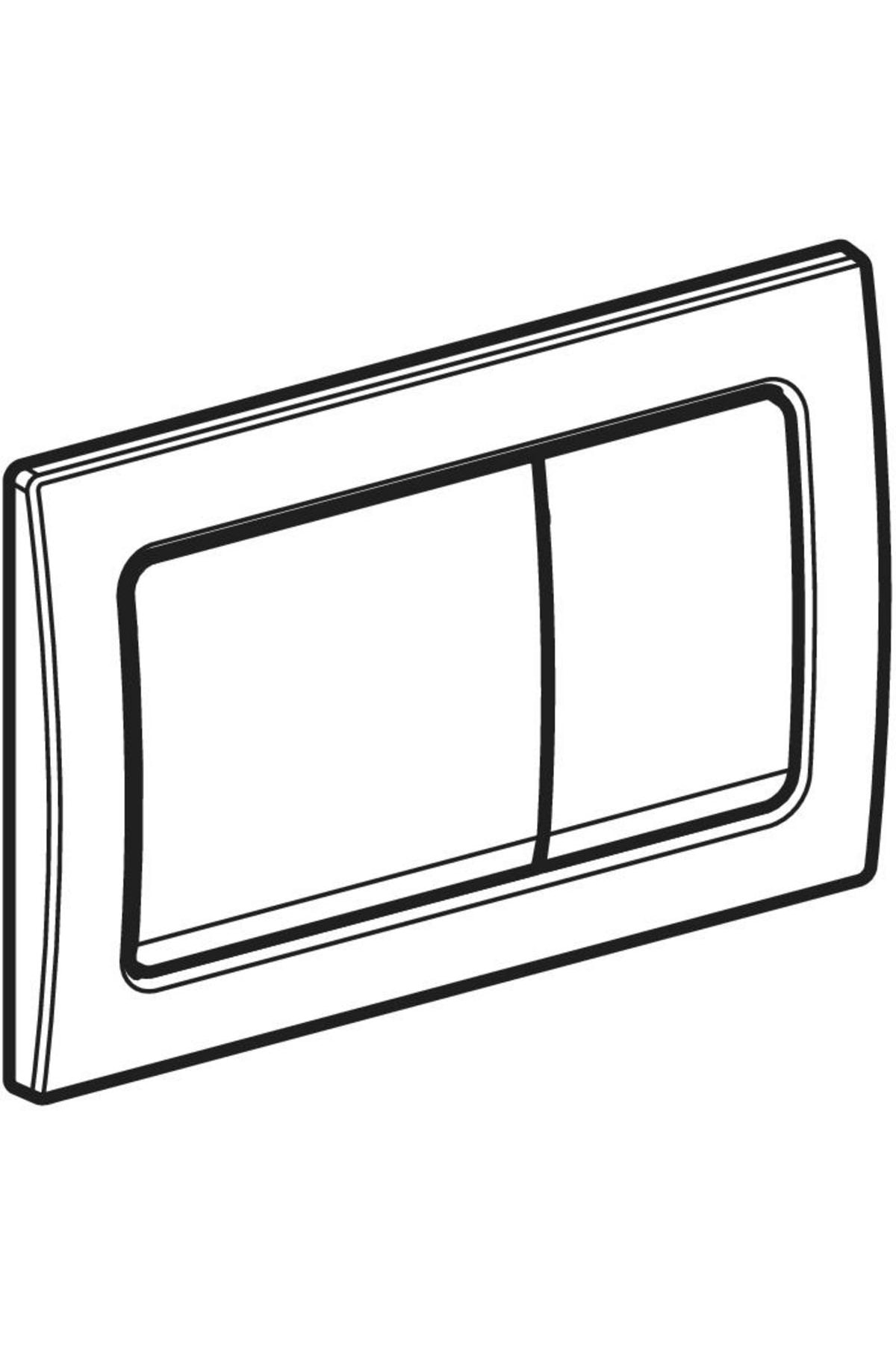 Kumanda Kapağı, Alpha30, Çift Basmalı, Pirinç, 115.055.QE.1