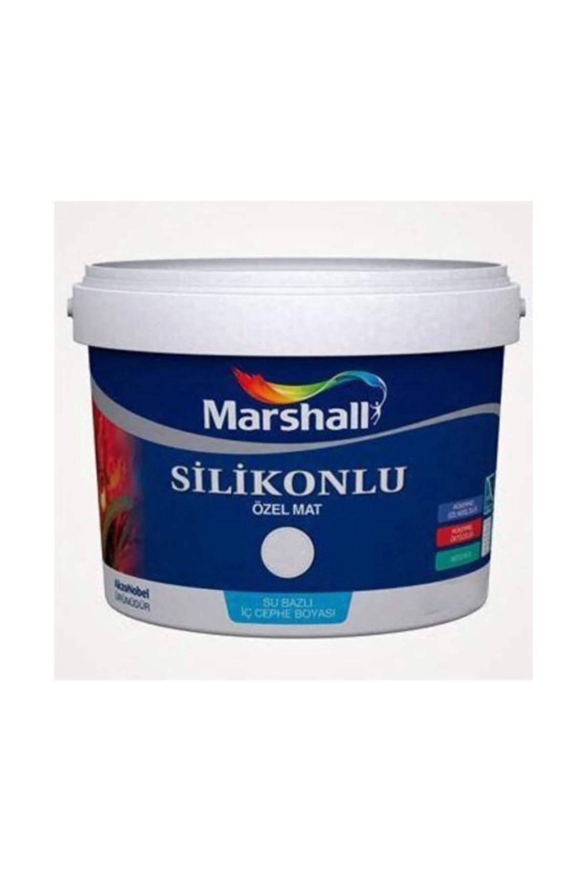 Silikonlu Özel Mat Iç Cephe Boyası 0,75 Lt 1 Kg Alev