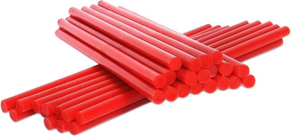 Stein Kalın Kırmızı Sıcak Silikon - Mum Silikon 4 Adet