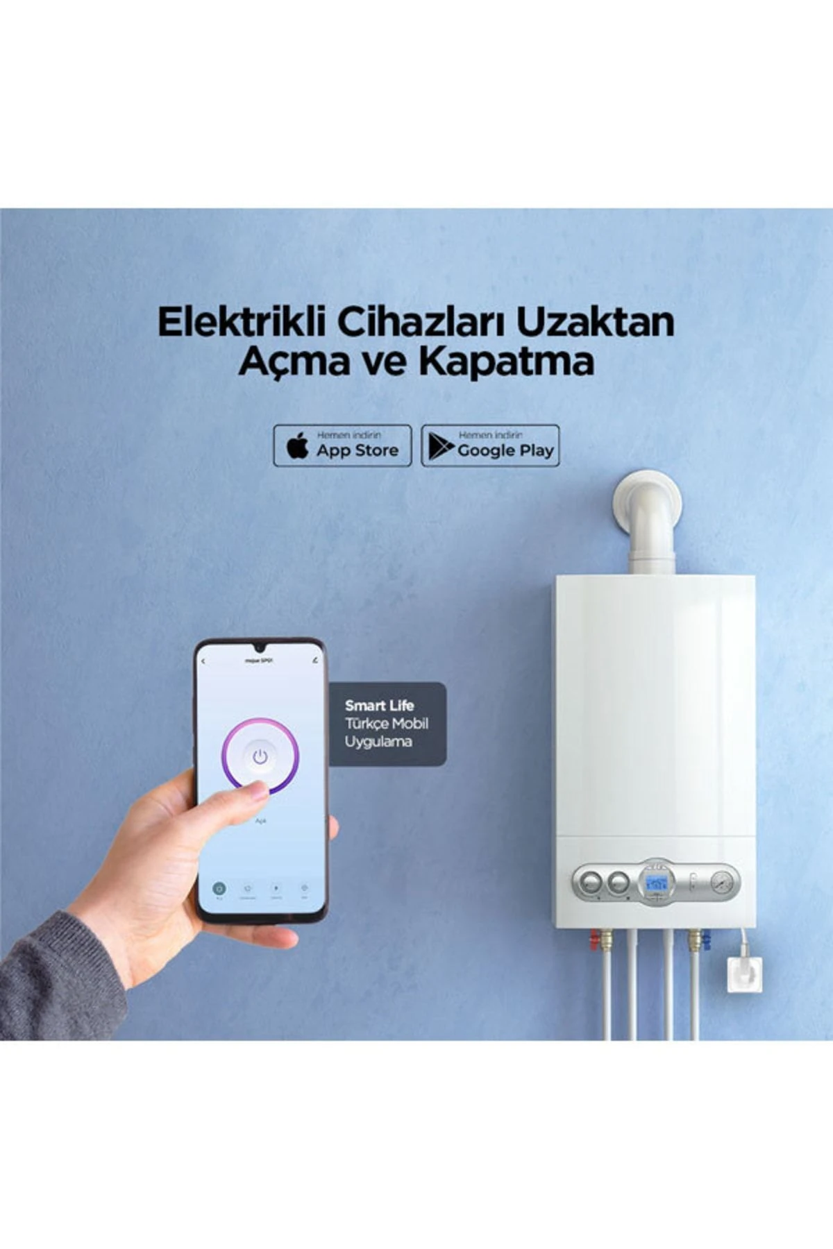 by ttec SP01 16A Akım Korumalı WiFi Akıllı Priz 3AP01