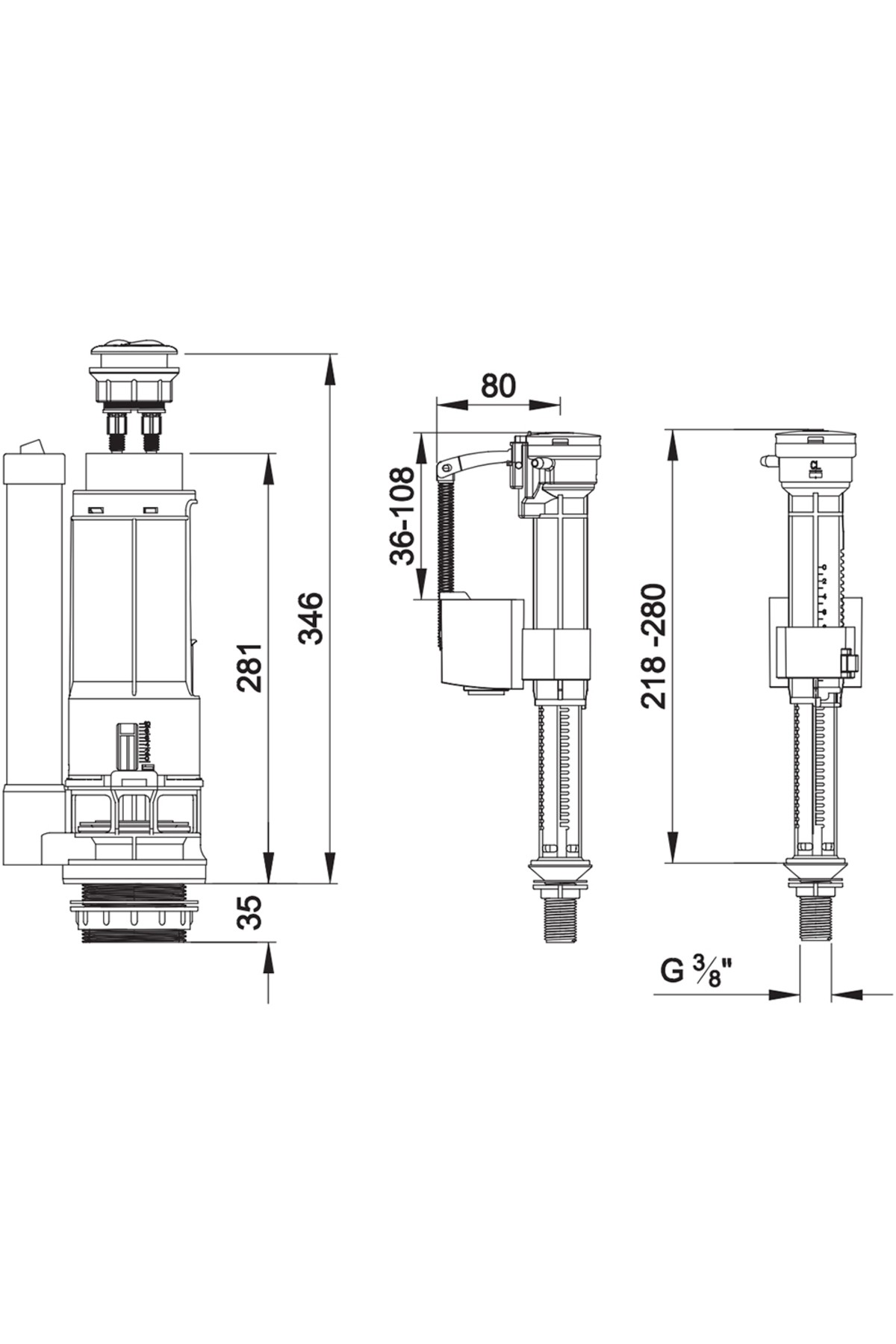 Pro Anti Dirty 2,5/4 L İç Takım