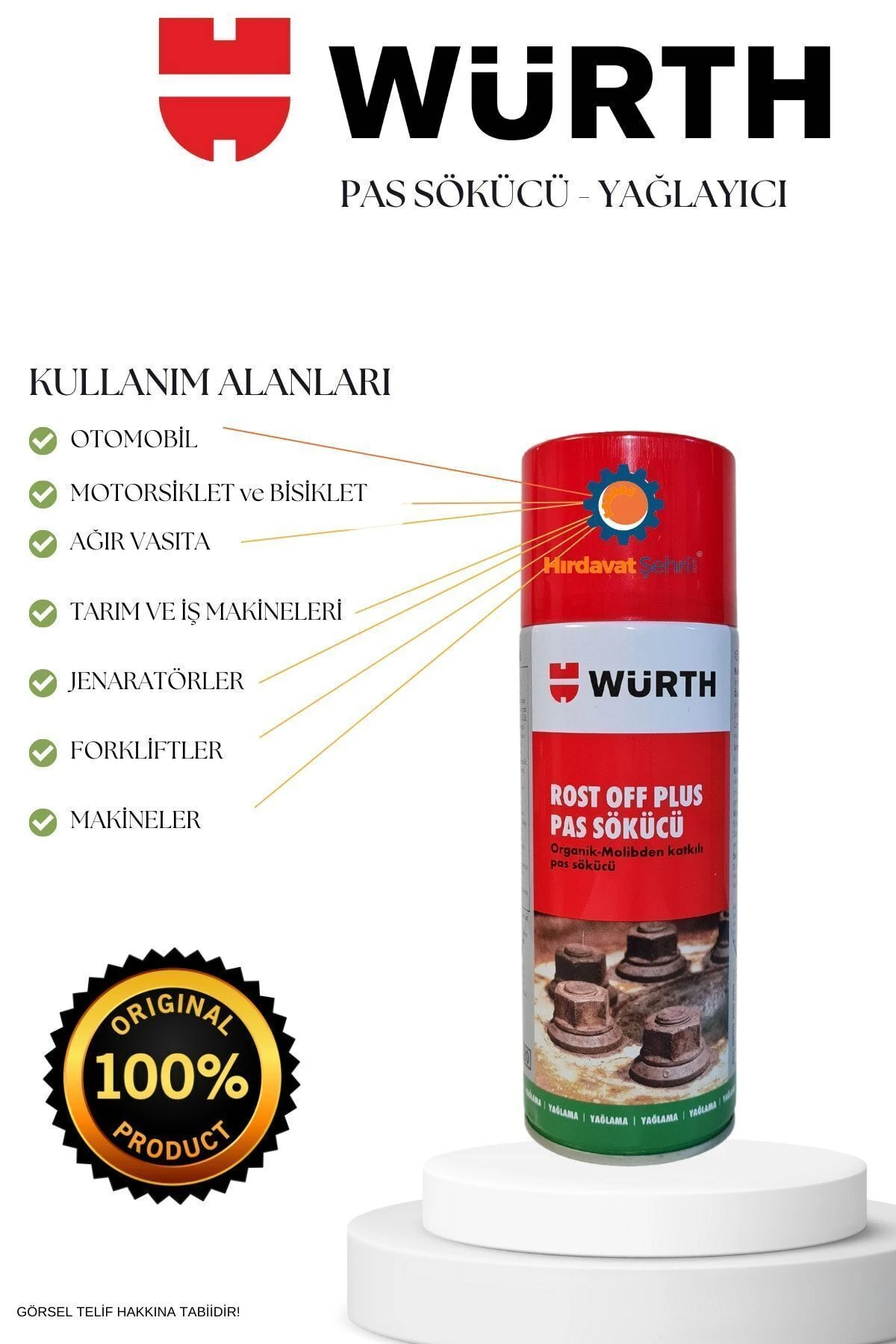 Pas Sökücü Yağlayıcı Rost Off Plus 400 ml